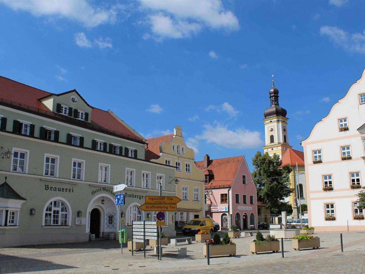Hotel Brauereigasthof Amberger Kosching Экстерьер фото