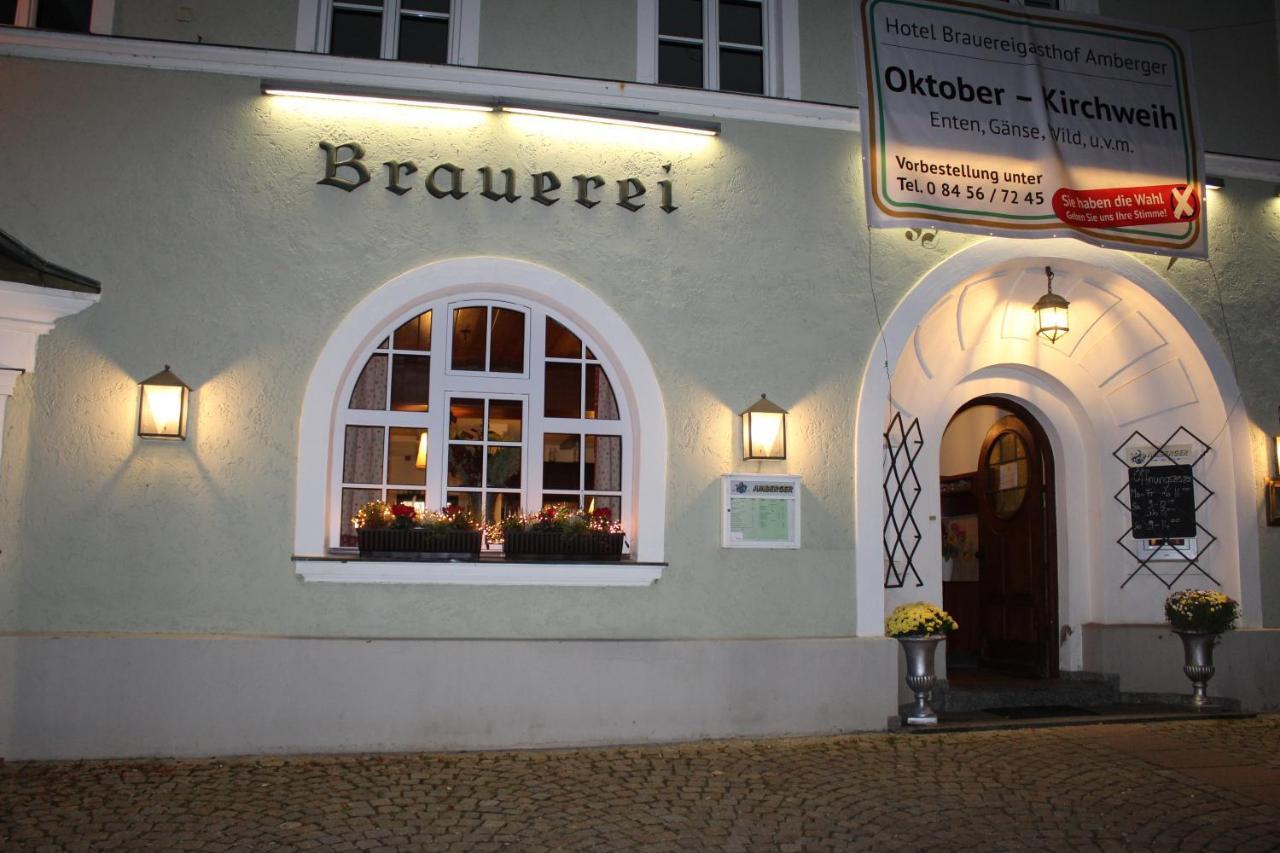 Hotel Brauereigasthof Amberger Kosching Экстерьер фото